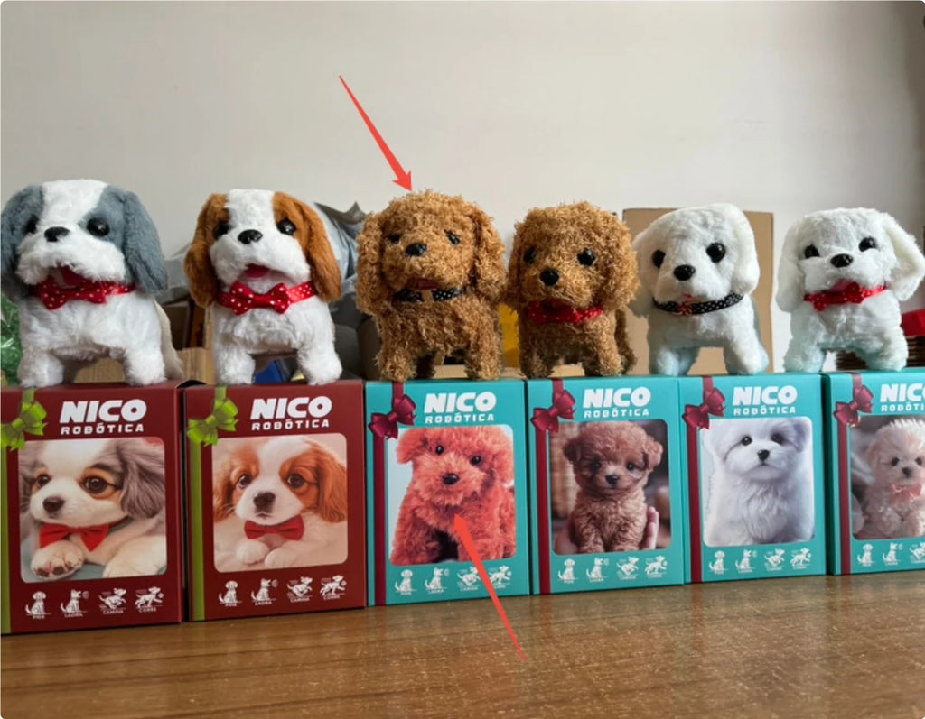 Robot Puppy Short Plush Doll