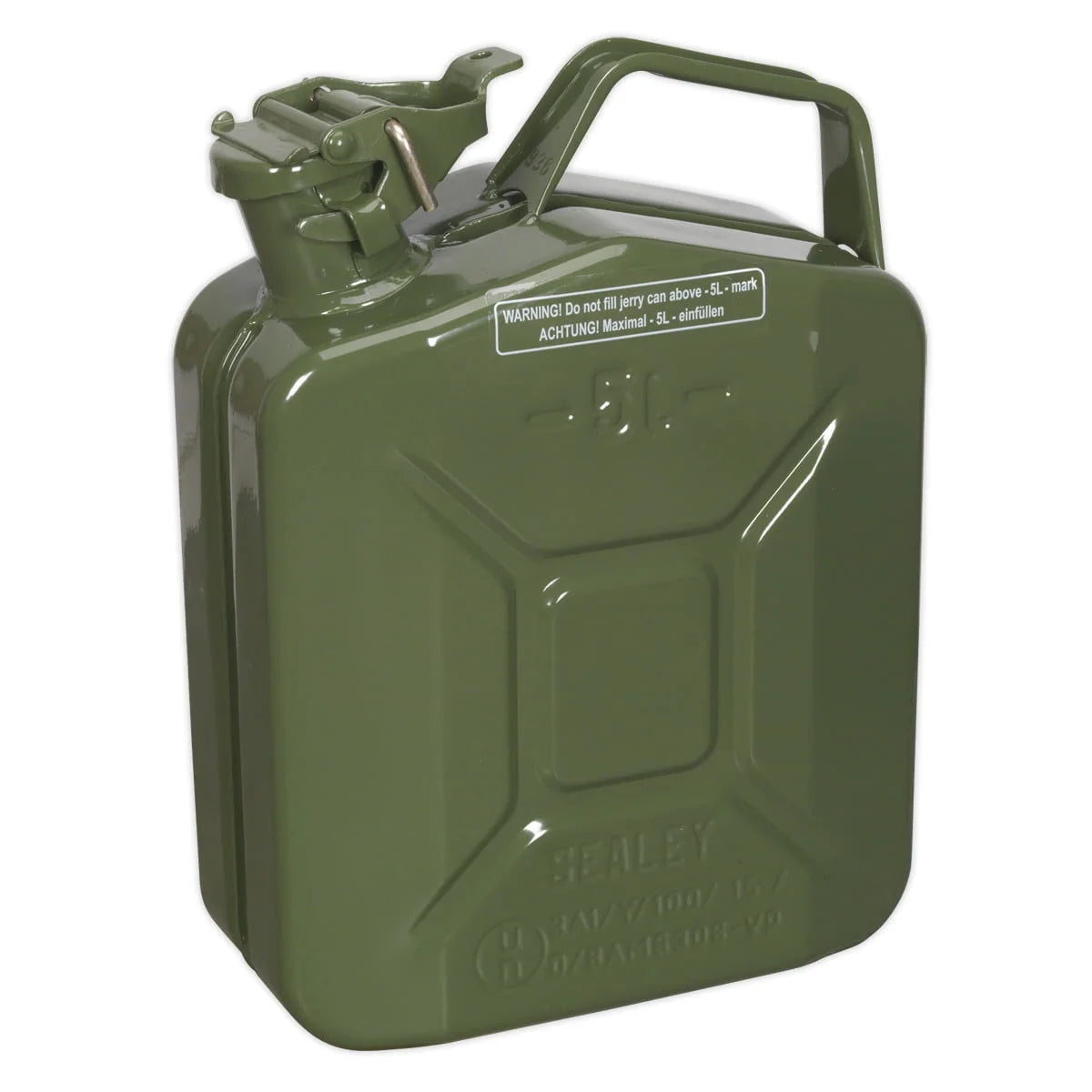 Sealey Jc5Mg Jerry Can 5Ltr - Green