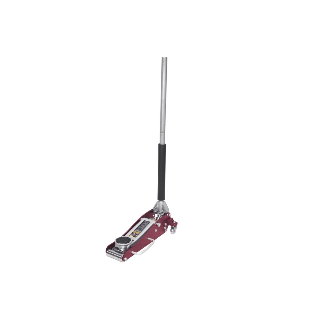 K Tool International 63094 1.5 Ton Low Profile Service Floor Jack for Garages, Repair Shops, and DIY, 3,000 lbs. Capacity, Aluminum/Steel Hybrid, Hydraulic Lifting Range 3.15 - 14, Red/Silver