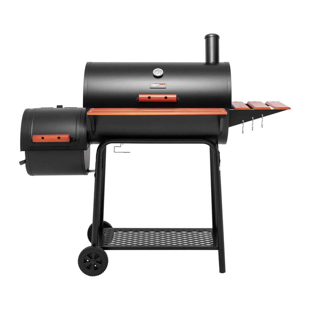 Royal Gourmet CC1830W 30 Barrel Charcoal Grill with Offset Smoker