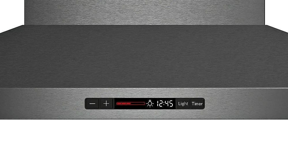 Bosch - 800 Series 30 Convertible Range Hood - Black stainless steel