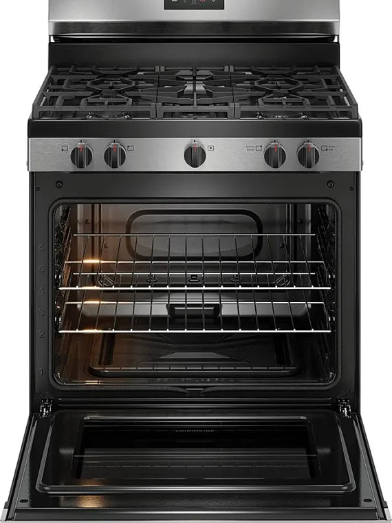 Frigidaire 5.1 Cu. Ft Freestanding Gas Range with Quick Boil Burner – Stainless Steel