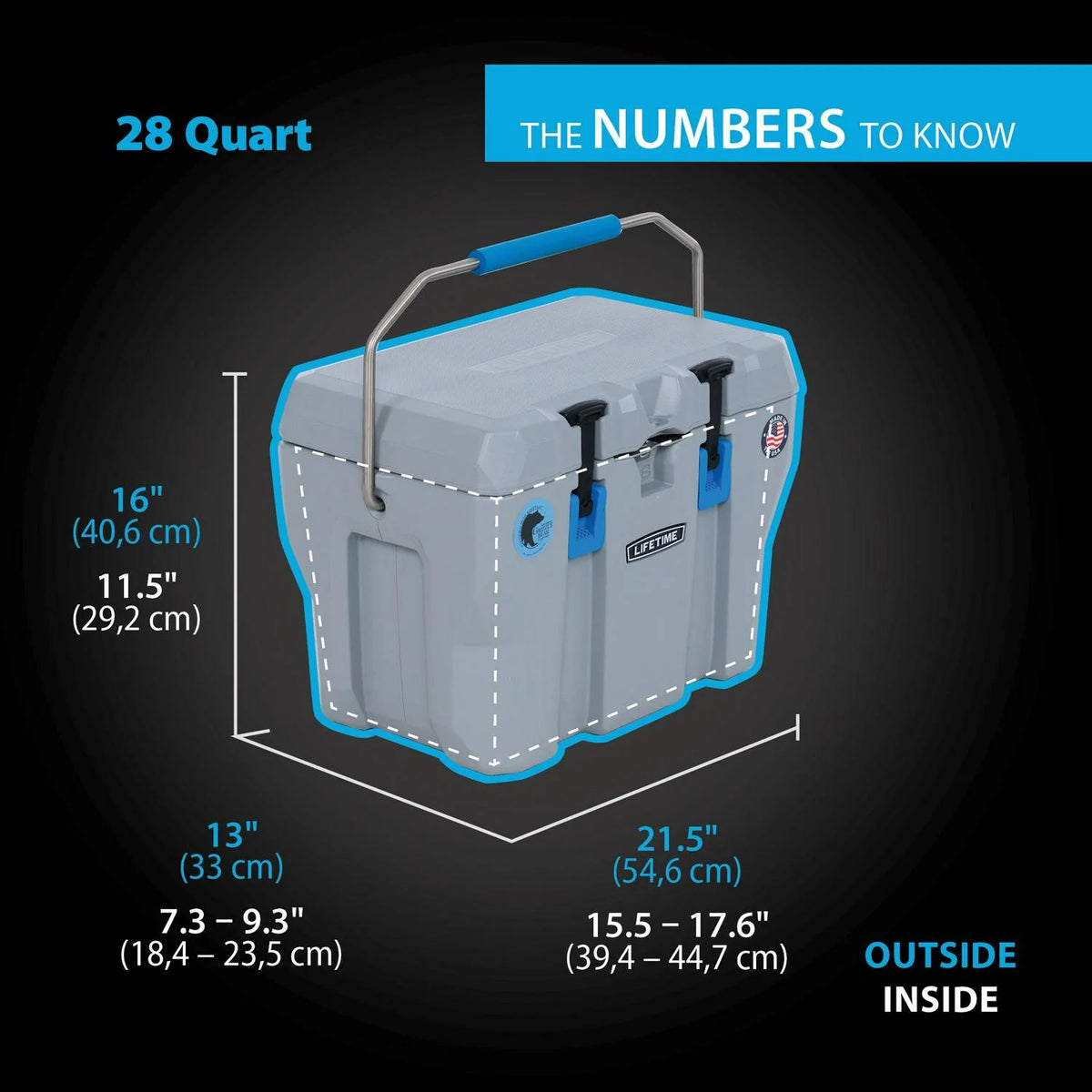 Lifetime 28 Quart High Performance Cooler (90911)