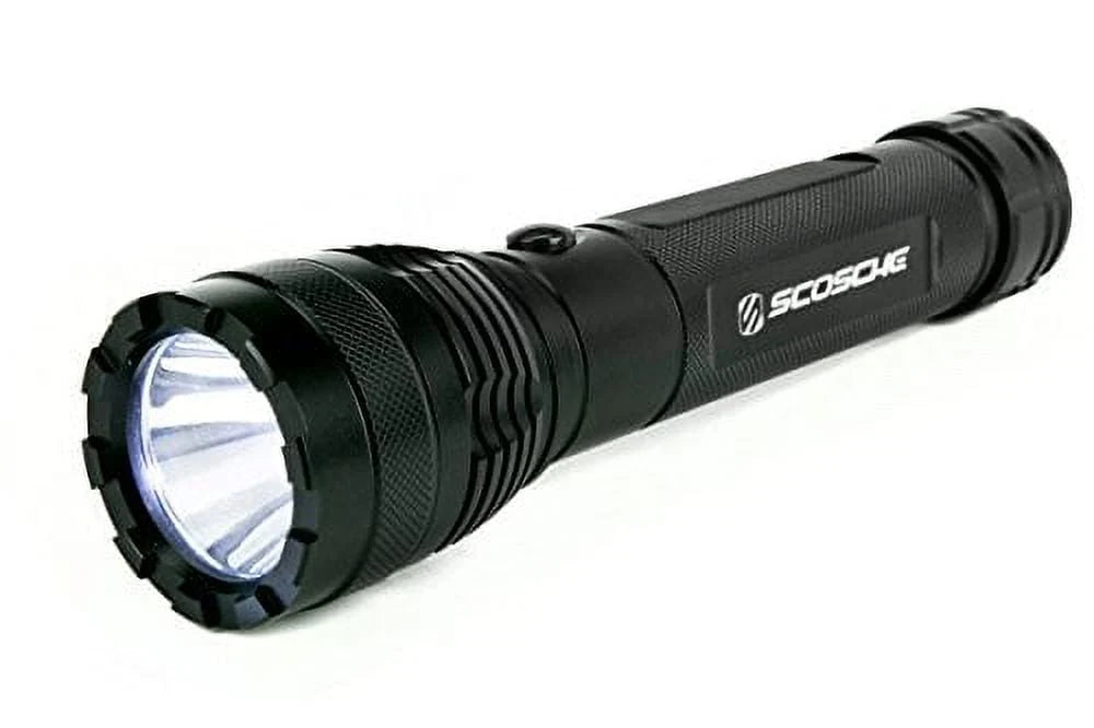 SCOSCHE PBJF400 PowerUp 400 Torch Portable 1,000 Lumen Flashlight and Car Jump Starter with 5,100 mAh 400A Portable Battery with USB Port for use in 4 and 6-Cylinder Vehicles or Motorcycles