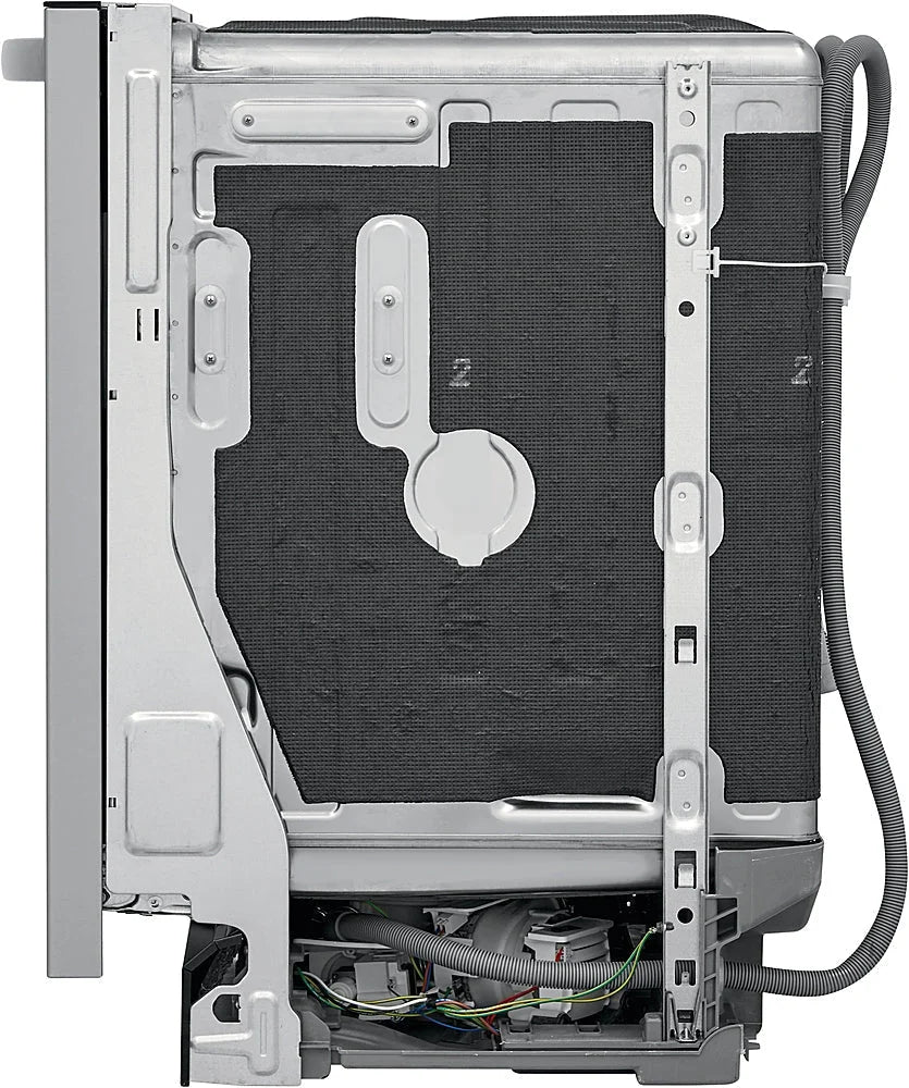 Frigidaire - 24 Top Control Built-In Dishwasher with Stainless Steel Tub, 3rd Rack, 49 dBA - Stainless steel