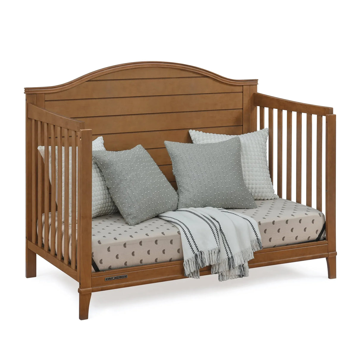 Children Phoebe 6-in-1 Convertible Crib - Greenguard Gold Certified, Chestnut