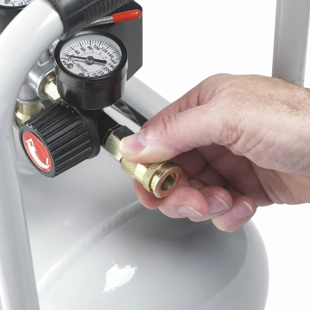 Quipall 8-2 2 HP 8 Gallon Oil Free Hotdog Air Compressor