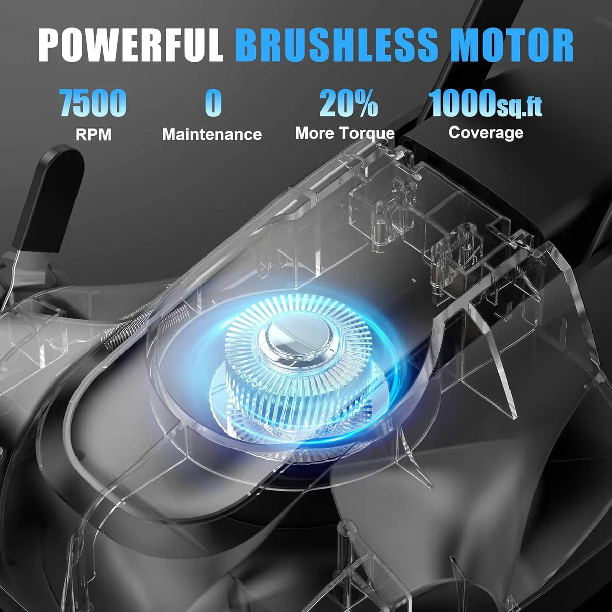 8.3 Electric Cordless Lawn Mower: 20V Push Brush Cutter with 3-Position Height Adjustment, Brushless Compact Walk Behind Weed Wacker Eater for Small Garden Yard, 4.0Ah Battery and Charger