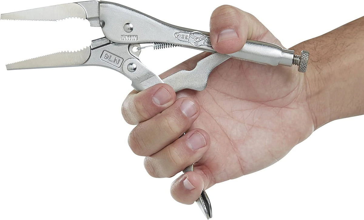 Vise Grip Irwin Locking Plier Set in a Tray, High Grade Alloy Steel, Set of 10