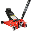 DSstyles 3 Ton Hydraulic Floor Jack Dual Pump 6600 Lb Capacity Lifting Range 3.3-18.5 Low Profile Service Jack for Quickly Car Lift
