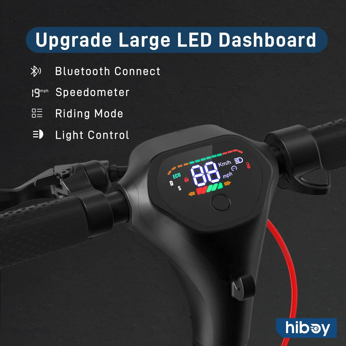 Hiboy Upgraded Electric Escooter Foldable