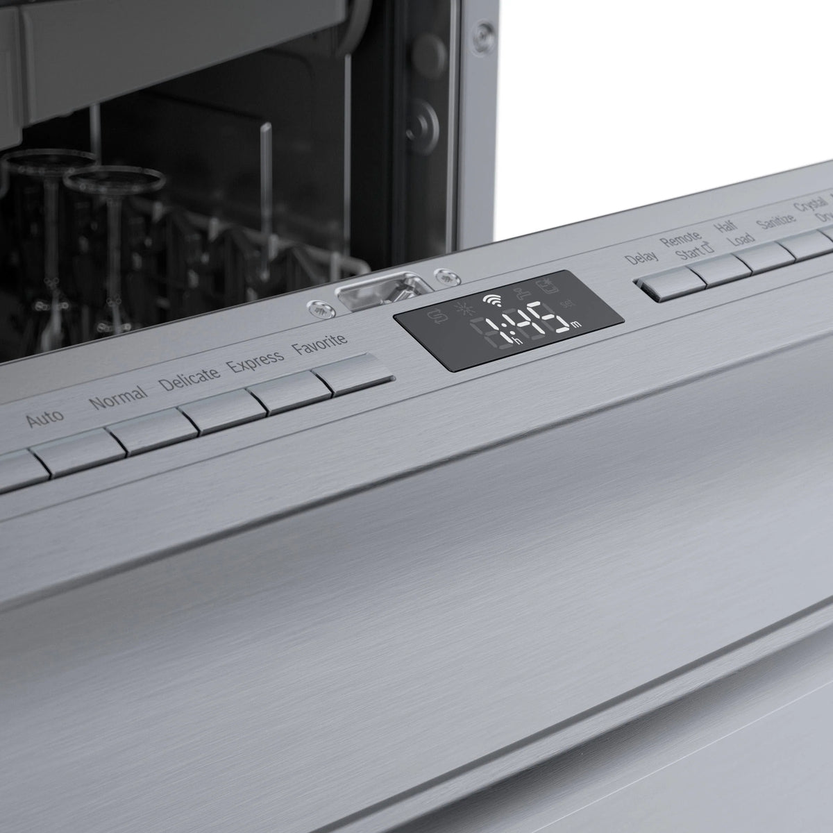 Bosch - 800 Series 24 Top Control Smart Built-In Dishwasher with 3rd Rack and 42 dBA - Silver