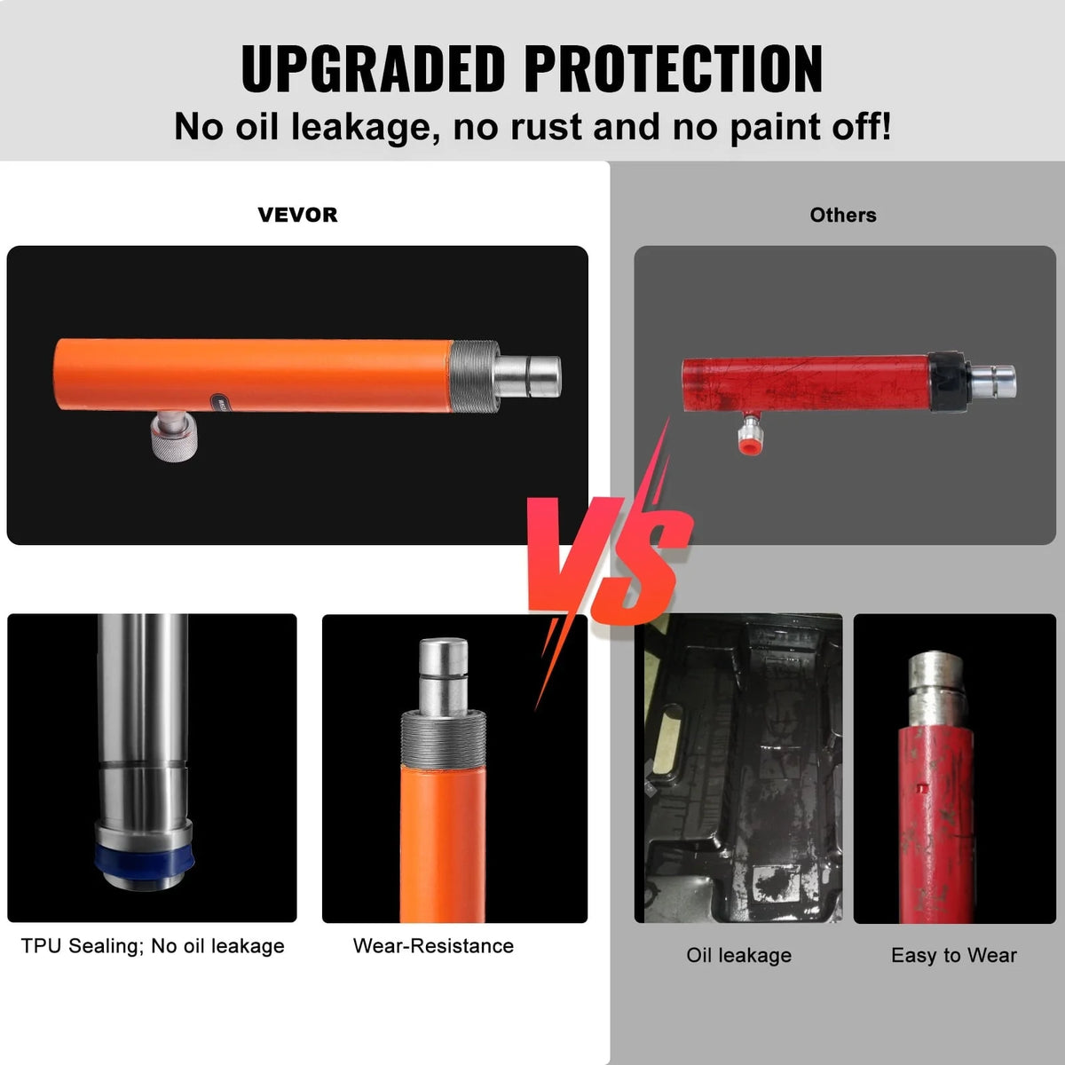 BENTISM 10 Ton Porta Power Kit Hydraulic Jack Air Pump Lift Ram All-In-One Portable Auto Body Frame Repair Power Tool