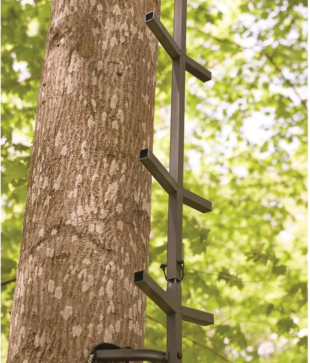 Guide Gear Full Step Climbing Stick Ladder for Tree Stands, Deer Hunting Gear and Accessories, Full Step, 25’