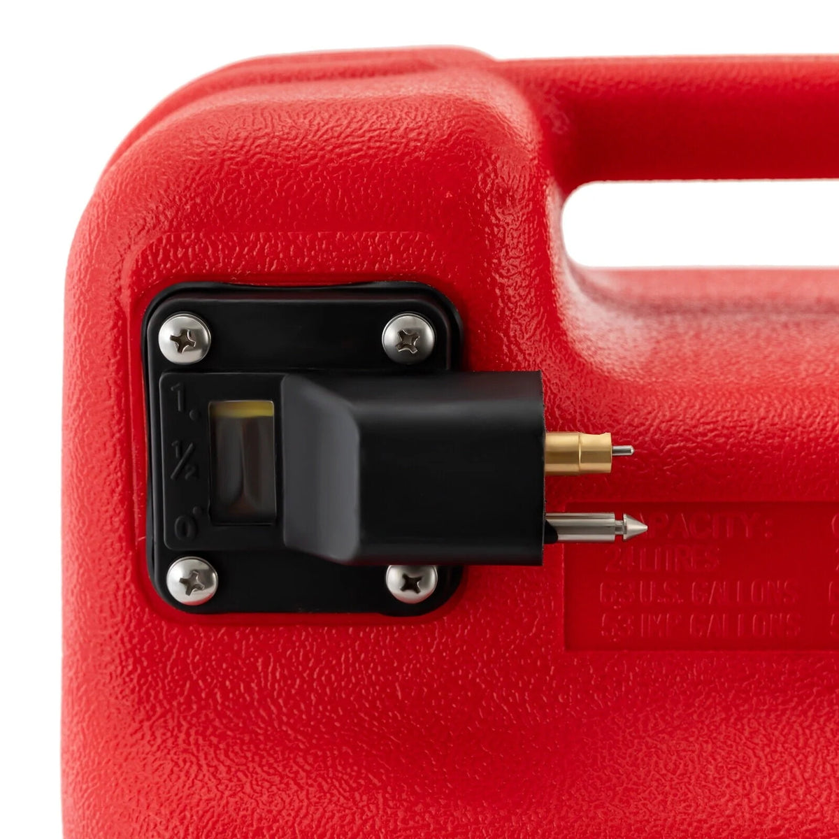 TFCFL Red 6.34 Gallons Portable Boat Fuel Tank Marine Outboard Fuel Tank/Fuel Line