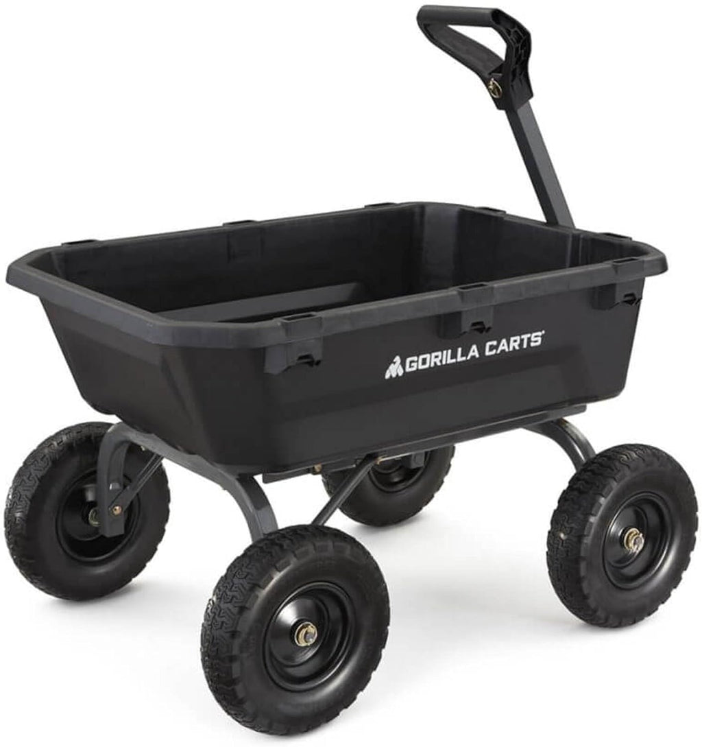 7GCG-NF Heavy-Duty Poly Dump Garden Cart, 7 Cu. Ft., 1,200-Lb. Capacity