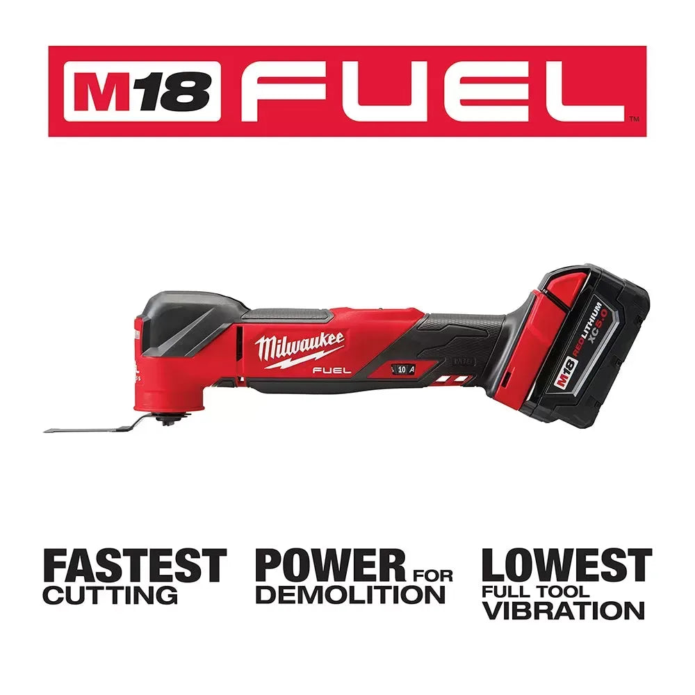 Milwakee 2836-21MT 18V FUEL M18 Multi Tool Kit w/ Blade Set - 9 PC
