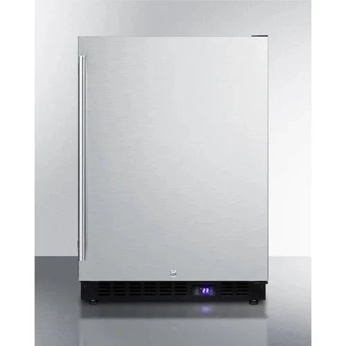 24 Wide Outdoor All-Freezer, Black Cabinet