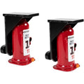 2 Pack Shipping Container Jack Lug with Limiter Jack Leveling Attachment, Storage Container Leveler Booster for Level Shipping Container with Ground