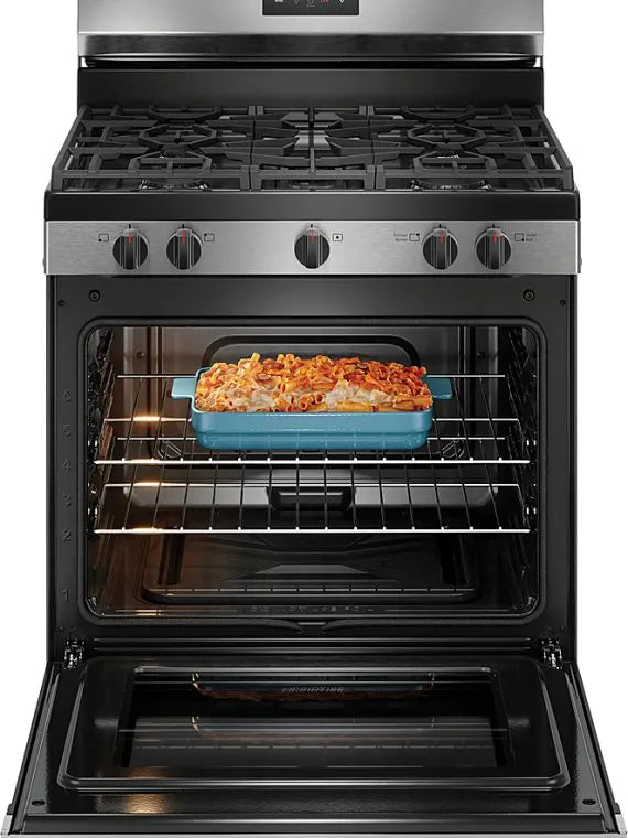 Frigidaire 5.1 Cu. Ft Freestanding Gas Range with Quick Boil Burner – Stainless Steel