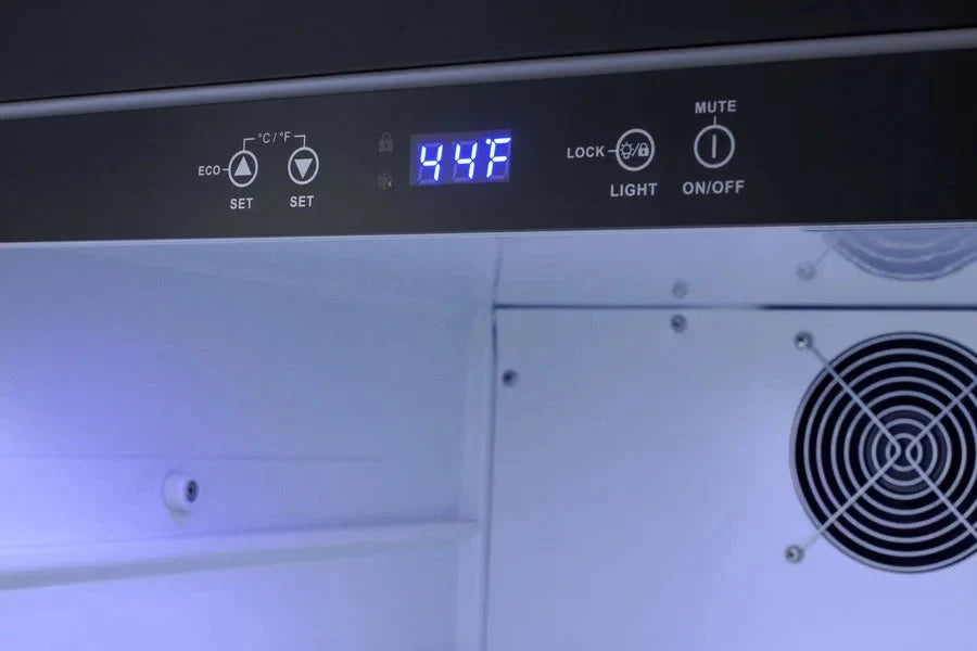 24 Wide Built-In Outdoor All-Refrigerator, Stainless Steel, LHD