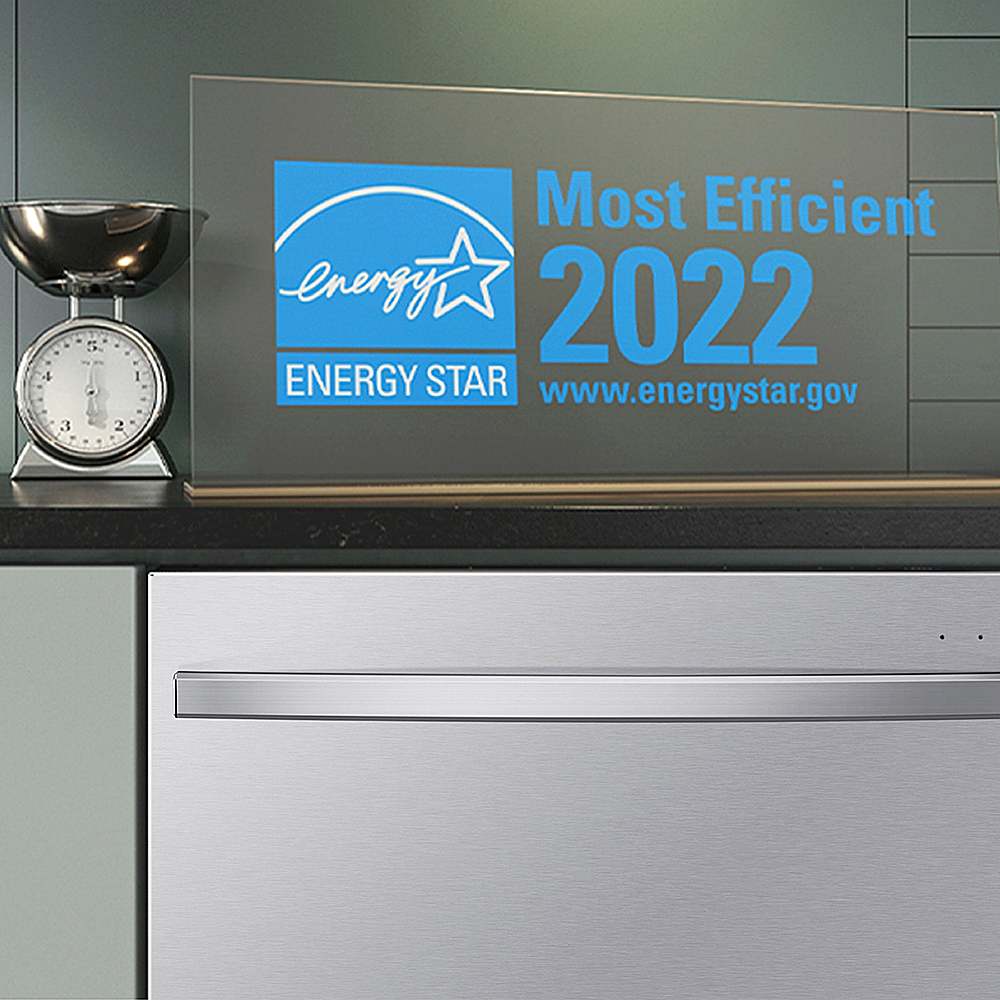 Samsung - Smart 44dBA Dishwasher with StormWash+ - Stainless steel