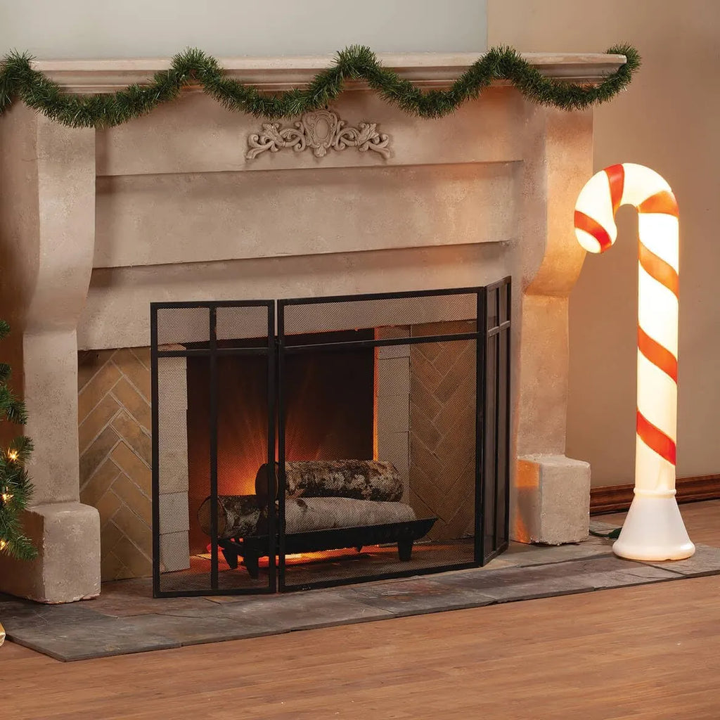 Fox Valley Traders Candy Cane Lighted Blow Mold