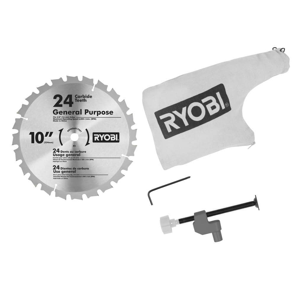 14 Amp Corded 10 in. Compound Miter Saw with LED Cutline Indicator TS1346
