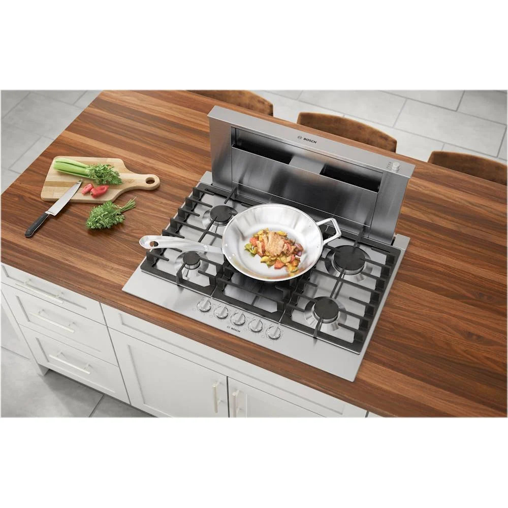 Bosch - 800 Series 30 Built-In Gas Cooktop with 5 burners - Silver