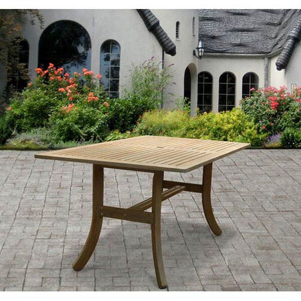 Renaissance Outdoor Hand-scraped Hardwood Rectangular Table