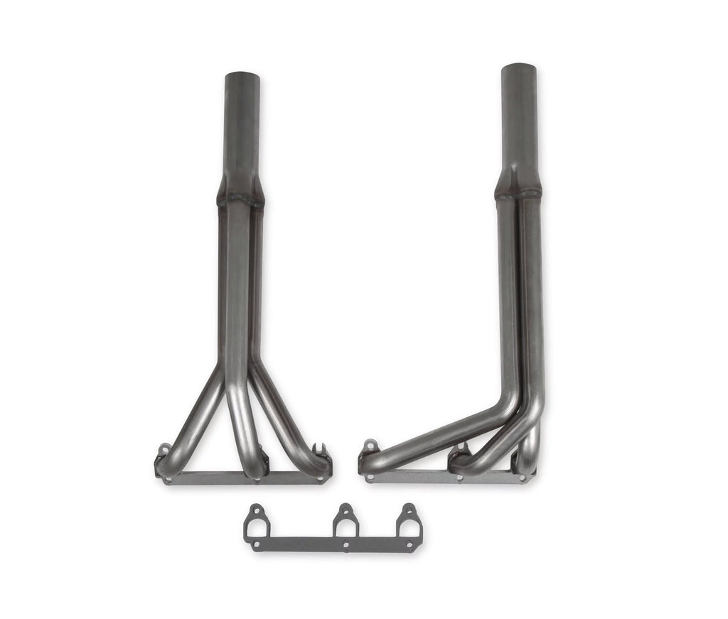 Flowtech 11587FLT Upright Headers 1-1/2 Primary, 20 Long, 27 tall, 2-1/2 x 10 Collector - 409SS Natural Finish