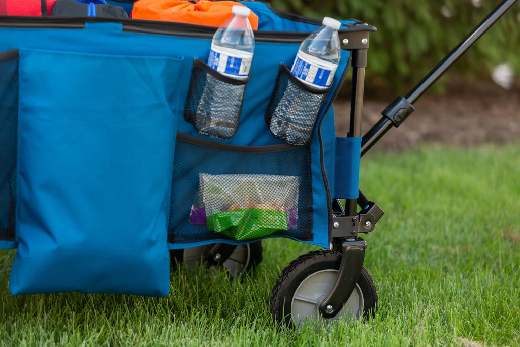 Ozark Trail Quad Folding Camp Wagon with Tailgate�� Blue
