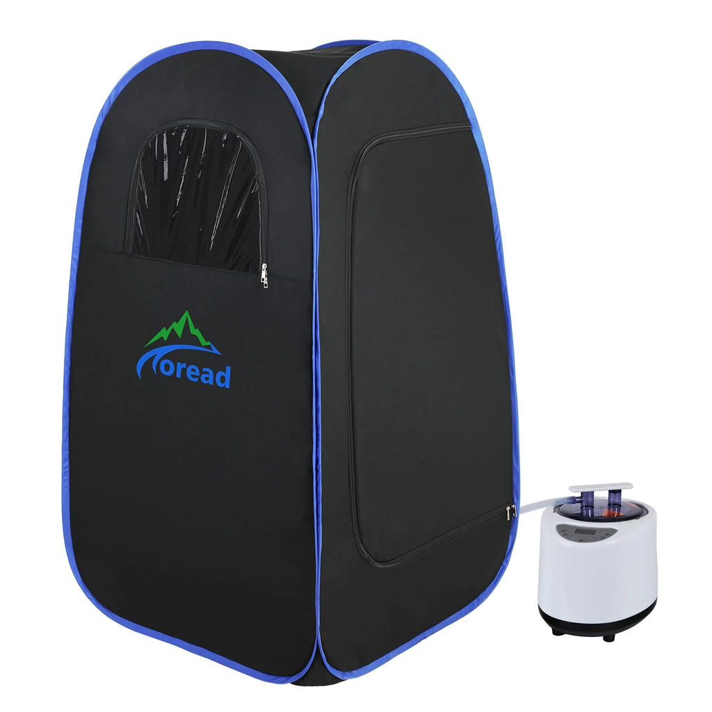 TOREAD Full Body Sauna 300D Canvas, Foldable Steam Saunas Tent with 2.6L & 1000W Steam Generator Remote Control