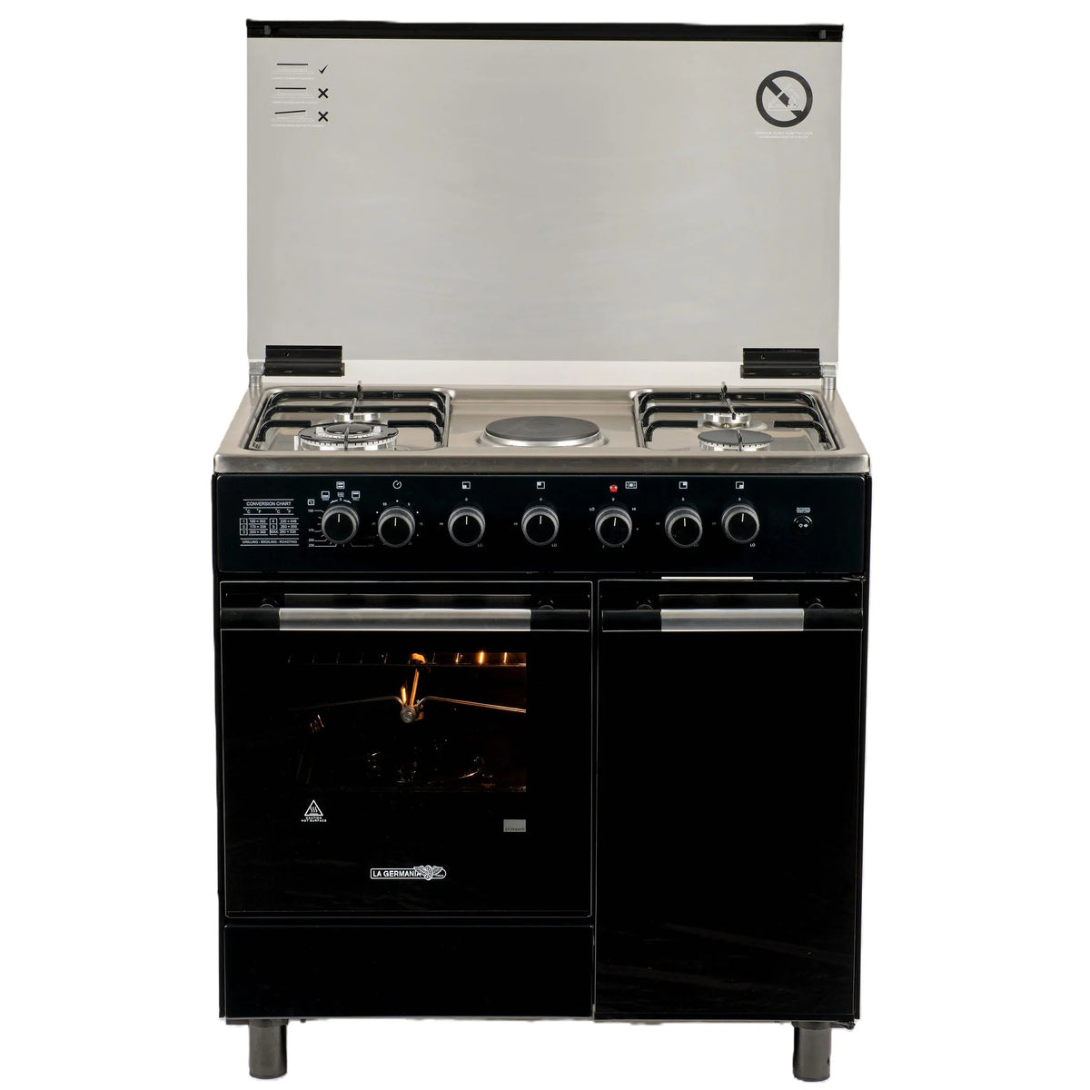 Range with Modern Appliance Design Configuration B