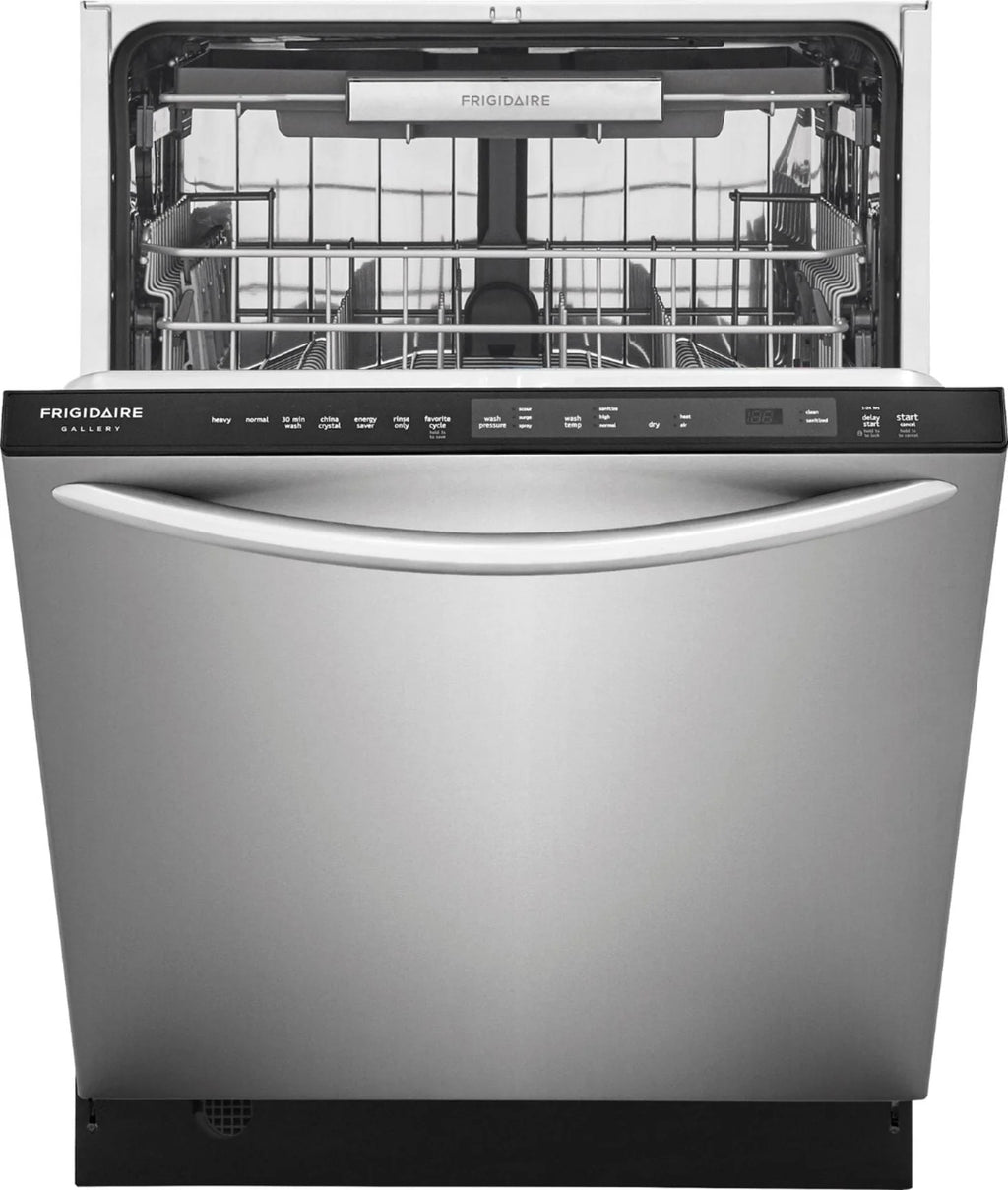 Frigidaire - Gallery 24 Top Control Tall Tub Built-In Dishwasher with Stainless Steel Tub - Stainless steel