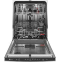 GE Profile - Top Control Built-In Dishwasher with Stainless Steel Tub, 3rd Rack, 45dBA - Black stainless steel