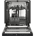 GE - 24 Top Control Built-In Dishwasher with Autosense Cycle, Piranha Food Disposer; 51 dBA - Black