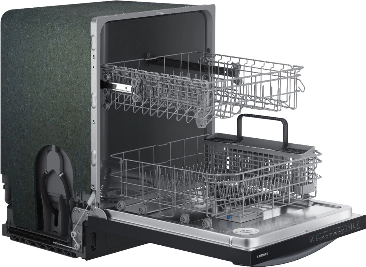 Samsung - 24 Top Control Built-In Dishwasher - Black stainless steel
