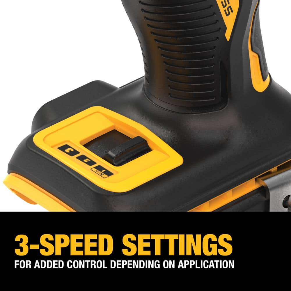 ATOMIC 20V MAX Cordless Brushless Compact 1/4 in. Impact Driver (Tool Only) DCF850B
