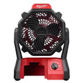 Milwaukee 0886-20 M18 18V 2,350-Rpm Adjustable Jobsite Fan w/Adapter - Bare Tool