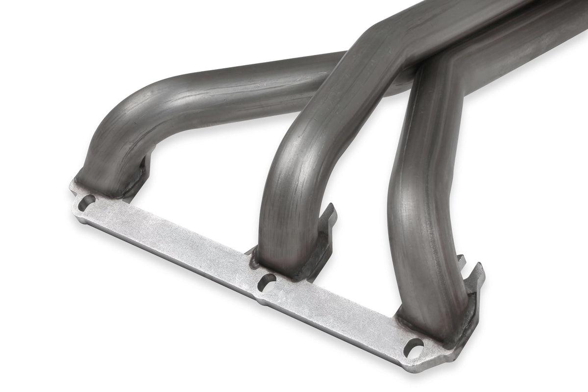 Flowtech 11587FLT Upright Headers 1-1/2 Primary, 20 Long, 27 tall, 2-1/2 x 10 Collector - 409SS Natural Finish