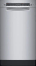 Bosch - 800 Series 18 Front Control Smart Built-In Stainless Steel Tub Dishwasher with 3rd Rack, 44 dBA - Stainless steel