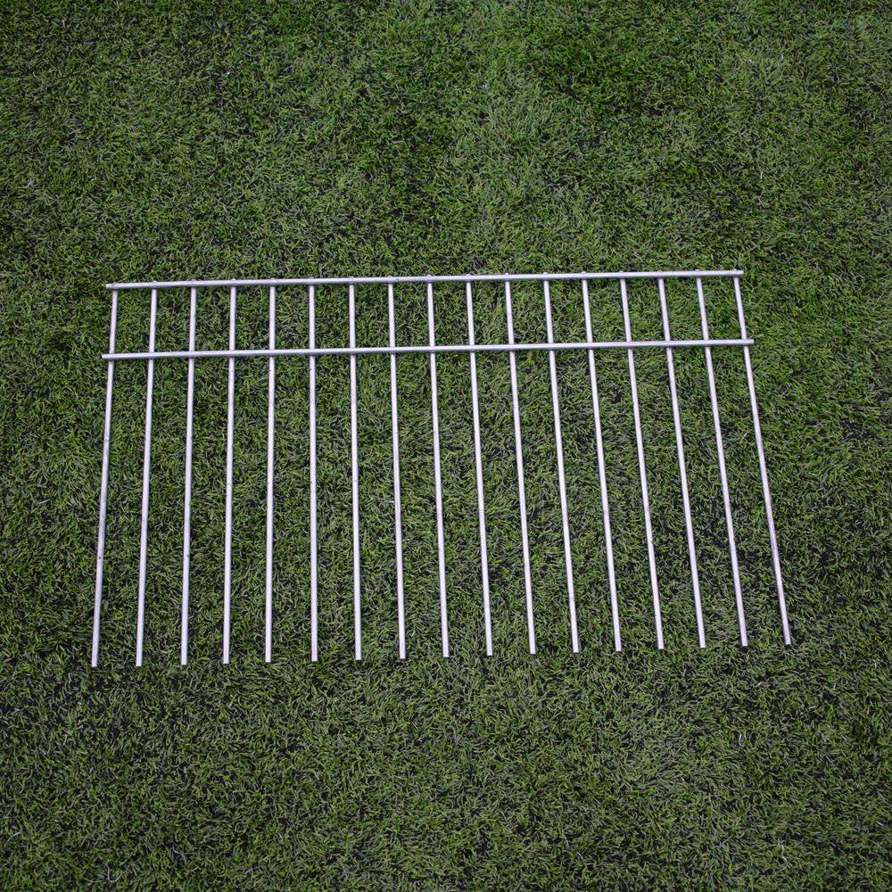 Dig Defence 5 Pack No-Dig XL Animal Barrier Fence for Max Protection 15 L x 24 W Galvanized Steel