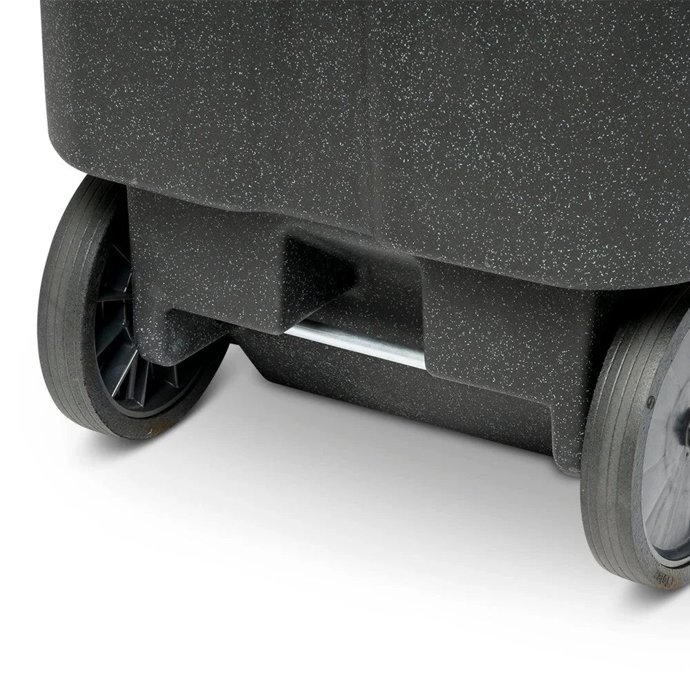 Toter 96 Gallon Trash Can with Smooth Wheels and Lid ;💝 Last Day For Clearance