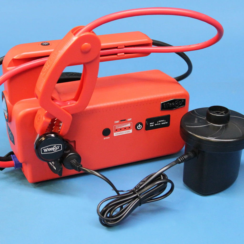 Weego 120 Portable 12V Lithium Jump Starter, 5000 Peak Amp, 1200A Cranking, USB Fast Charging