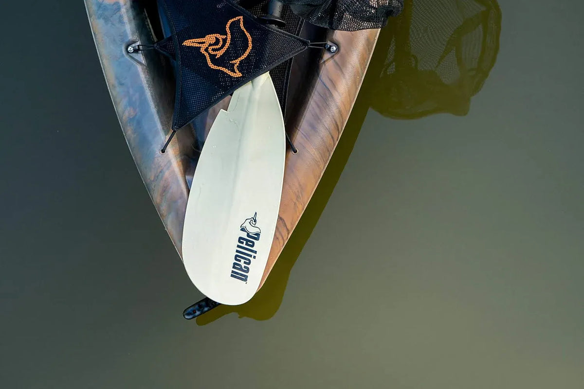 Angler Paddle - Aluminum Shaft with Reinforced Fiberglass Blades - Lightweight, Adjustable Kayaks Paddles - Perfect for Kayak Fishing