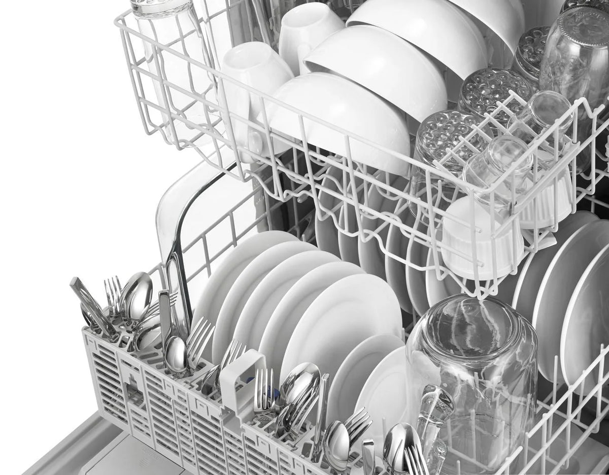 Whirlpool - 24 Tall Tub Built-In Dishwasher - White