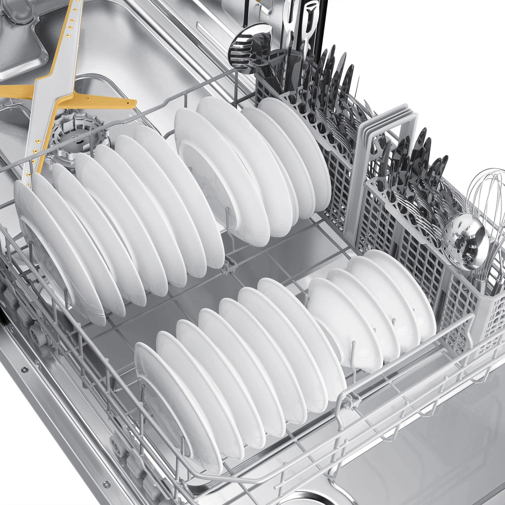 Samsung - Smart 42dBA Dishwasher with StormWash+ and Smart Dry - Stainless steel