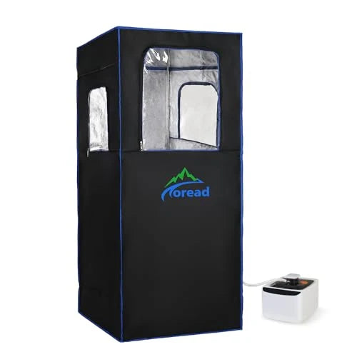 TOREAD Full Body Sauna 300D Canvas, Foldable Steam Saunas Tent with 2.6L & 1000W Steam Generator Remote Control