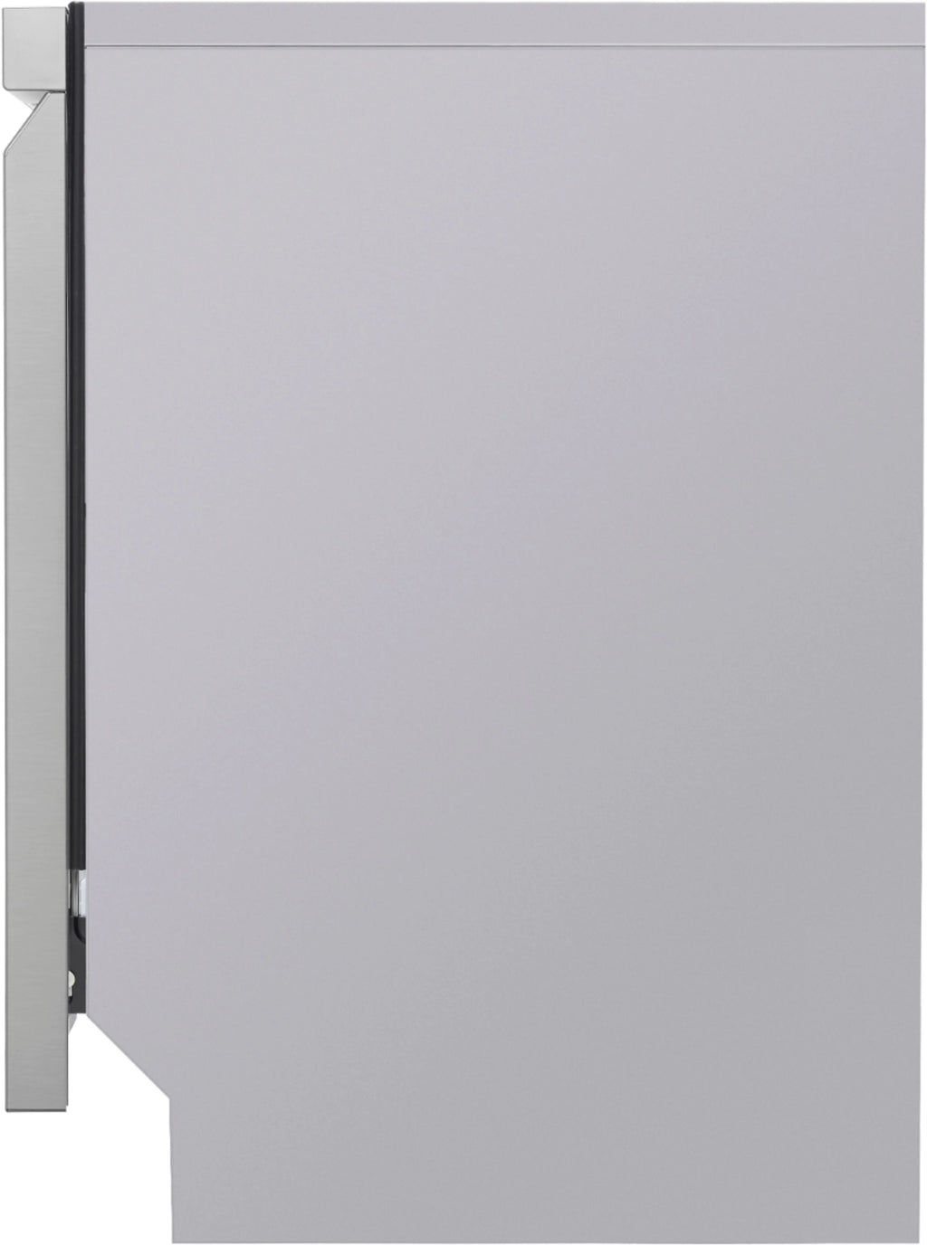 LG - 24 Top Control Smart Built-In Stainless Steel Tub Dishwasher with 3rd Rack, QuadWash and 44db - Stainless steel